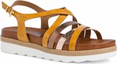 Marco Tozzi Dames Sandaaltje 2-2-28412-26 656 geel F-breedte Maat: 41 EU