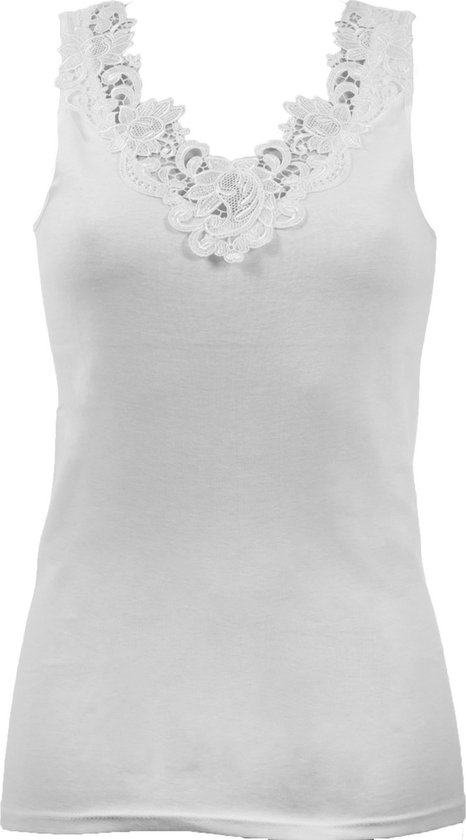 Toker chemise en dentelle - blanc - 48-50