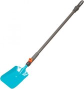 tuinschep junior 84,5 cm staal turquoise/grijs