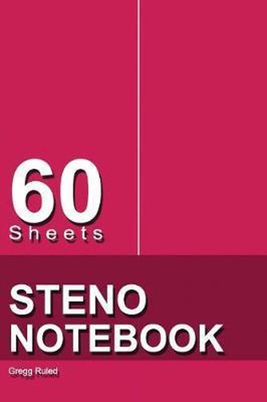 Steno Notebook 9781978252066 Steno Book Boeken