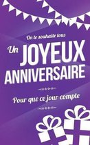 Joyeux anniversaire: Carte d'anniversaire