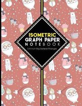 Isometric Graph Paper Notebook: 1/4 Inch Equilateral Triangle