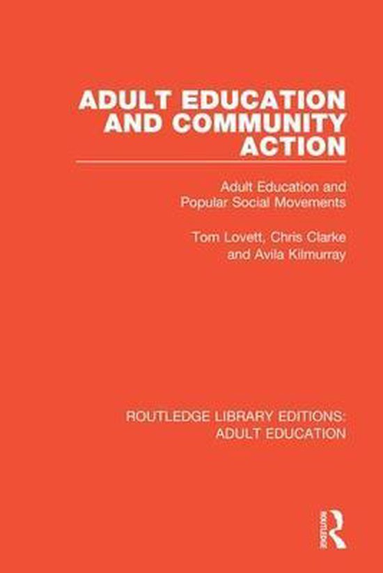 Routledge Library Editions: Adult Education- Adult Education ... - cover