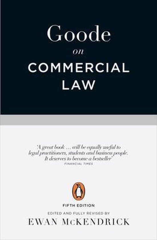 Goode on Commercial Law - cover