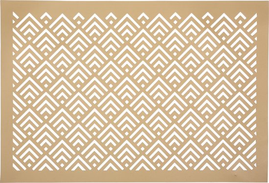 Set de 4 sets de table Atmosphera Milan - Set de table - 30 x 45 cm - Or - Décoration de fête