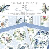 The Paper Boutique Papierset - Floral Waves - 8x8 inch - 36 + 32 stuks