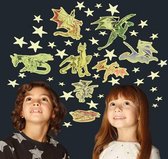 Brainstorm Glow in the Dark Sterren - Draken/Dinosaurus - Sterrenhemel