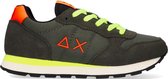 Sun68 Boys Tom Fluo Nylon Lage sneakers - Jongens - Groen - Maat 37