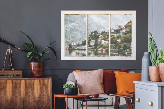 Stickers Stickers muraux - Transparent - Berg - Brouillard - 120x80 cm - Film adhésif