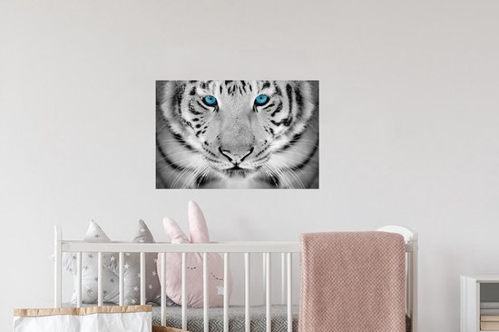 Stickers Stickers muraux - Tigre - Tête - Nez - 60x40 cm - Feuille adhésive