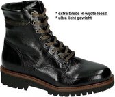 Piedi Nudi Dames Veterboots - Zwart - Maat 38