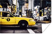 Poster New York - Taxi - Geel - 60x40 cm