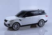 Radiografisch Bestuurbare Licentie Auto – Range Rover Sport - Schaal 1:18 – Elektrisch Bestuurbare Auto - RC CAR - Wit