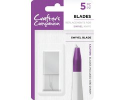 Crafter's Companion Hobby mes vervangende mesjes - Swivel (5 stuks) - CC-TOOL-KNIFE-SWBLD5