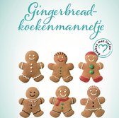 Gingerbread Koekenmannetje Bakpakket - Peperkoek - Uitsteker - Kerstpakket - Cadeau | Borrel Experience