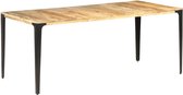 Eettafel massief mangohout180x90x76 cm