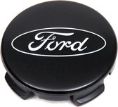 Set van 4 Originele Ford naafdoppen 54mm 55mm Zwart naafdopjes naafkapjes logo embleem originele velgen OEM product