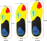 Inlegzolen - Zooltjes  - Inlegzolen heren - Inlegzolen Vrouw - Inlegzool -Hardloop inlegzolen -Maat 42 t/m 44-CS000108