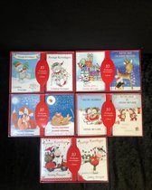 50 stuks Kerstkaarten - Nieuwjaarskaarten Cute - Kinderplaatjes 19-2