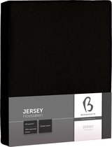 Bonnanotte Hoeslaken Jersey Dubbel Stretch Black 180x200/210