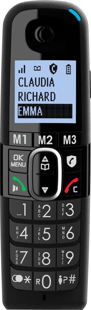 Amplicomms BT1580 Dect huistelefoon antwoordapparaat voor de vaste lijn foto 3