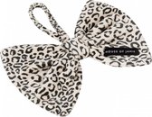 House Of Jamie Bow Tie Speendoekje Snow Leopard Velvet