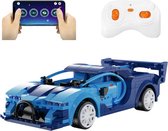 Cada® 2 in 1 Auto op Afstandsbediening - Rc Auto Volwassenen en Kinderen - Race Auto Afstandbestuurbaar - Blauw - Ook bestuurbaar met App