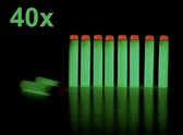 40x Lueur fluorescente dans le noir Balles adaptées aux balles de la série Nerf Blasters Nerf balles / OatsCo