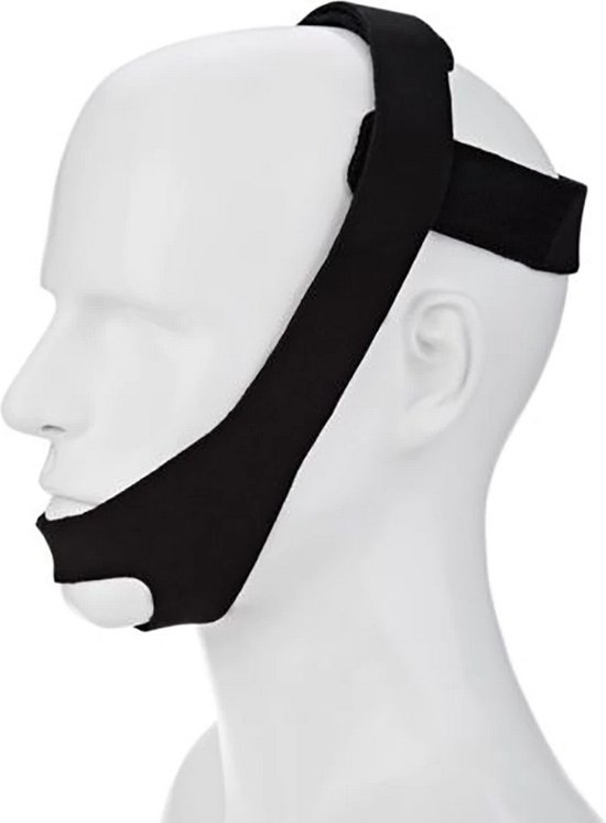 Papa Baffle Bier Anti-snurk masker hoofdband kinband tegen snurken Houdt de mond gesloten  Zwart / HaverCo | bol.com