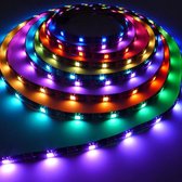 OTRONIC® RGB LED Strip WS2812B | 5m | 5V | 150 LEDS | IP65 | Zwart met controller
