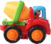 cementwagen junior 10 cm rood/geel