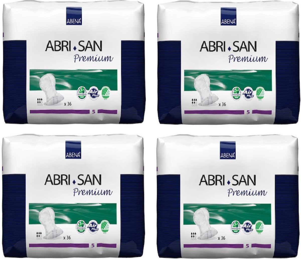 Goedkoopste ABENA Abri-San Premium 5 - 4 pakken van 36 stuks