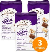 Lonka Soft Nougat Giftbox - Chocolade, Soft Nougat en Fudge mix - 3 dozen à 192 g