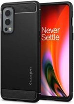 Spigen - OnePlus Nord 2 5G - Rugged Armor Hoesje - Zwart