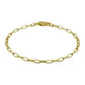 Di Lusso - Armband Nevers - Zilver 925 - Goud - Dames - 19.5 cm