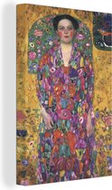 Canvas Schilderij Portrait of Eugenia Primavesi - Gustav Klimt - 80x120 cm - Wanddecoratie