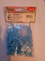 2 zakjes Loom twister loombandjes jelly blauw