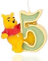 Disney kaars verjaardag winnie the pooh nr 5