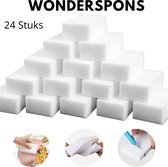 Wonderspons Spons Schoonmaakspons Magic Eraser - Alle Oppervlakken - Vlekken Verwijderen - 24 Stuks