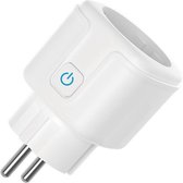 YONO Slimme Stekker – Smart Plug met Energiemeter en Tijdschakelaar – Google Home & Amazon Alexa Compatible – Stopcontact Schakelaar – 1 Stuk