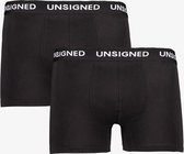 Unsigned heren boxershorts 2-pack blauw - Maat XL