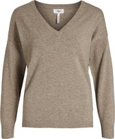 OBJECT OBJTHESS L/S V-NECK KNIT PULLOVER NOOS Dames Trui - Maat L