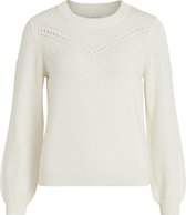 VILA VIEMMY L/S O-NECK KNIT TOP/TB Dames Trui - Maat XL