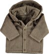 foto van Zeeman newborn velour jack - groen - maat 50