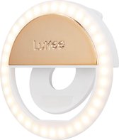 LuMee Studio Clip LED lampje - voor selfies maken en vloggen - goudkleurig