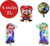 Super Mario Ballonnen - Mario Versiering - Verjaardag - Ballon - Folie ballon set