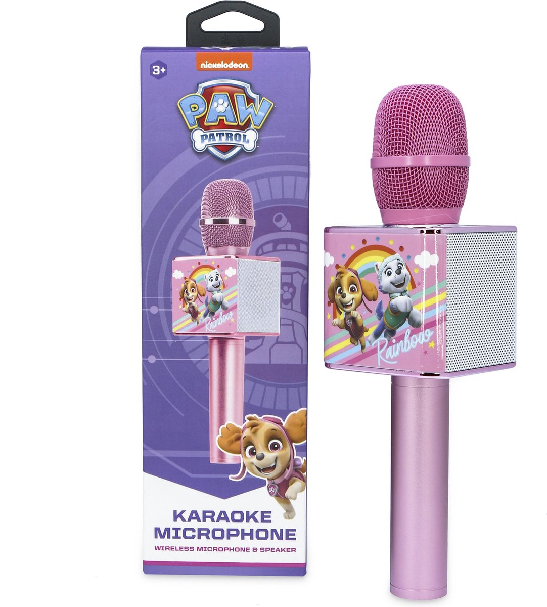 Paw Patrol Pawtastic - draadloze karaoke microfoon voor kids - met speaker - stemopname - OTL Technologies
