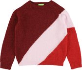 Lily Balou Jumper Luda Colourblock Burgundy