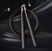 New Age Devi - Springtouw - Zwart - Jump rope - Crossfit - Hoge Snelheid - Duurzaam Staal Slijtvast ontwerp
