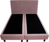 Bedworld Boxspring 200x200 - Seudine - Oud roze (ONC69)